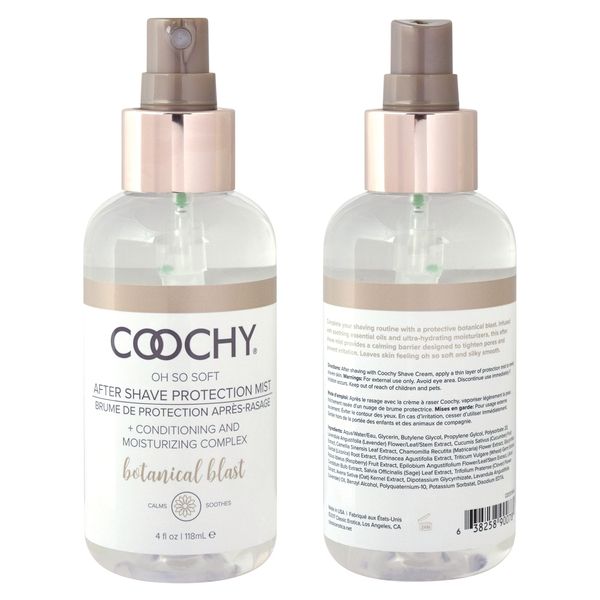 Coochy After Shave Protection Mist 4 Oz Soothing Body Mist