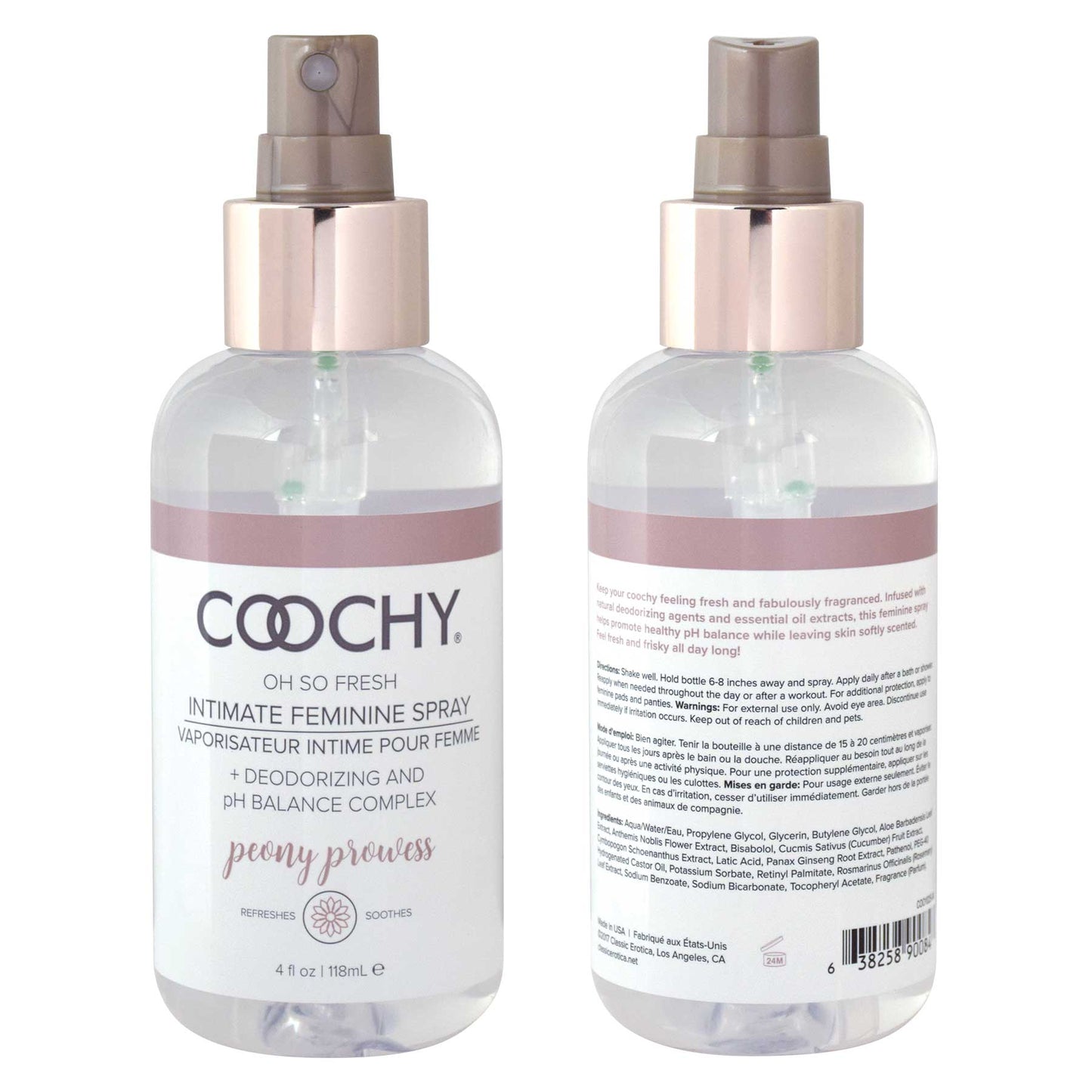 Coochy Feminine Intimate Spray 118ml – Freshness and pH Balance Intimate Care Spray