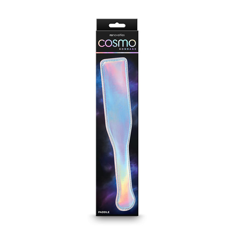 Cosmo Bondage Paddle - Rainbow Metallic Rainbow Paddle
