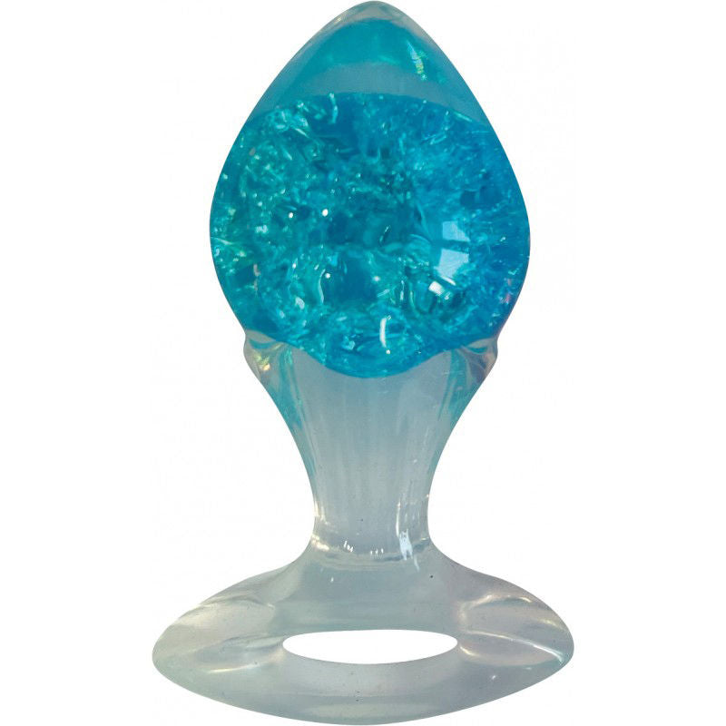 Cotton Candy Joy Gems Sapphire Butt Plug With Gemstone Design