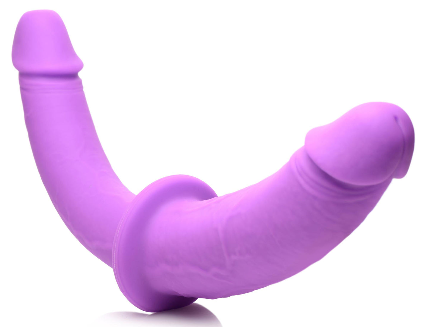 Double Charmer Silicone Double Dildo with Adjustable Harness