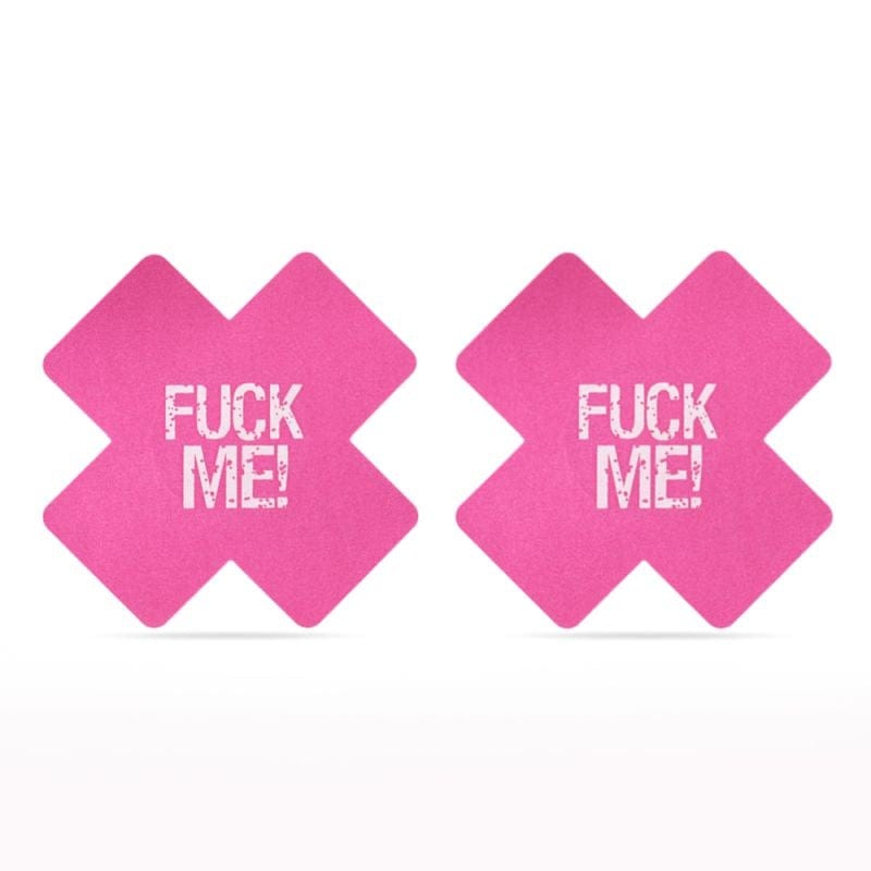 Cross Pattern Nipple Pasties Twin Pack