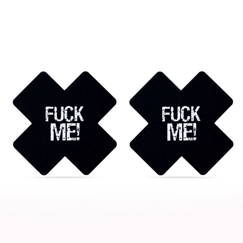 Cross Pattern Nipple Pasties Twin Pack