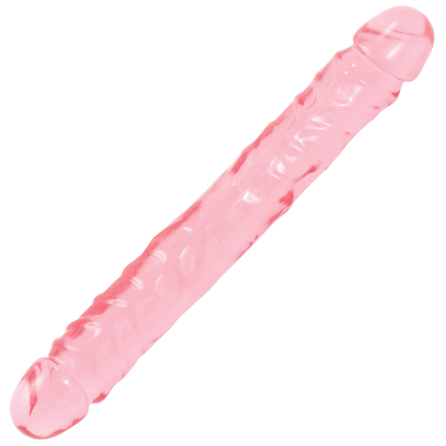 Crystal Jellies 12 Inch Double Dong (Pink) – Large Dildo