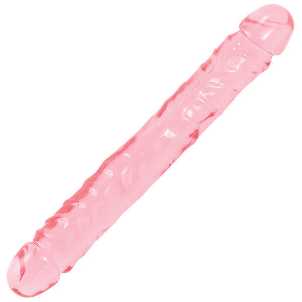 Crystal Jellies 12 Inch Double Dong (Pink) – Large Dildo