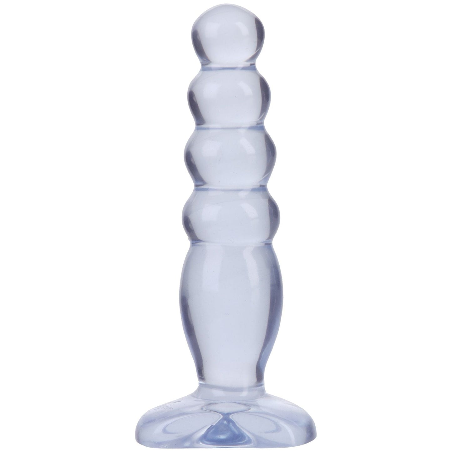 Crystal Jellies Clear Anal Plug Soft Flexible Graduated Butt Plug