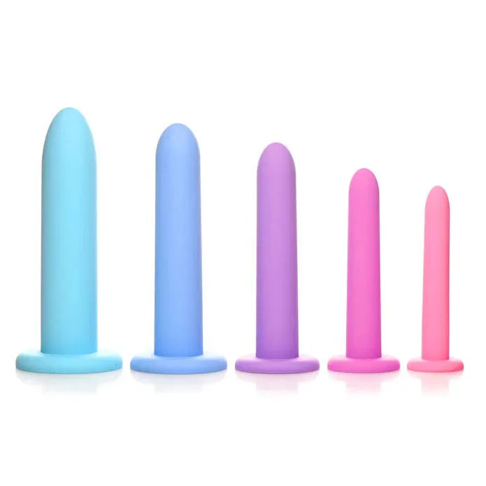 Silicone Pelvic Kegel Exerciser Set – Body-Safe Silicone Dilator & Kegel Exercise Set