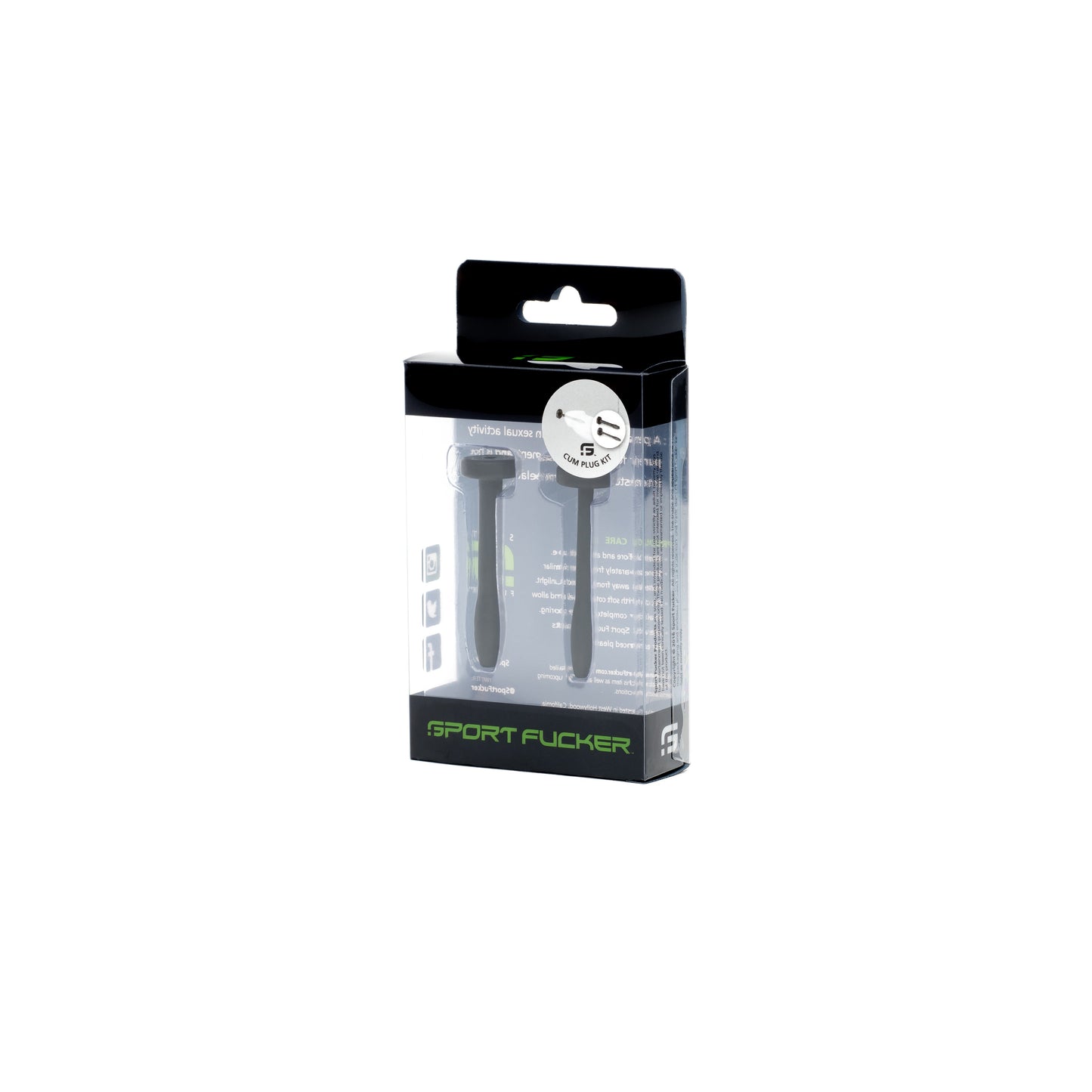 Cum Plug Kit Black for Men Penis Sounding and Intimacy Play