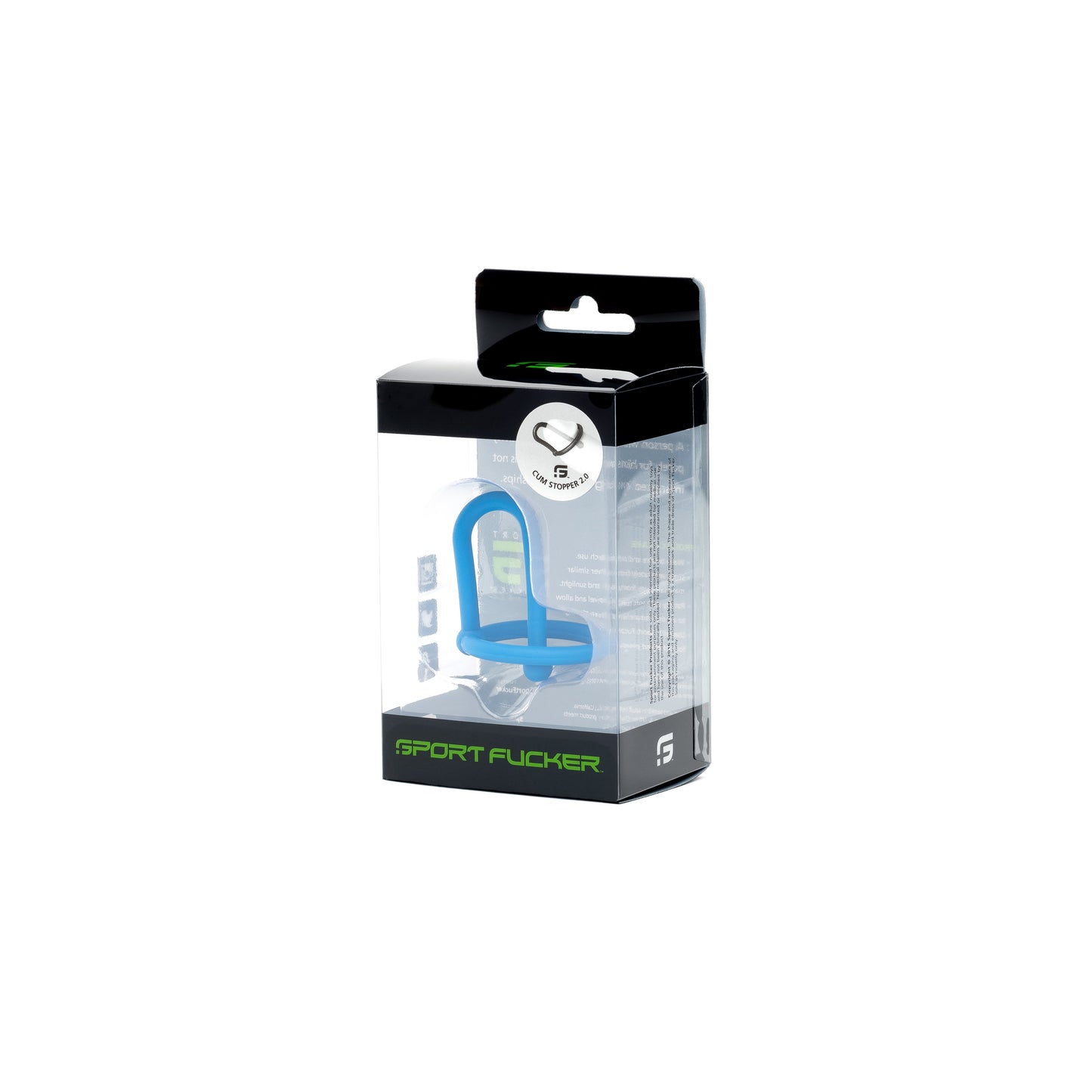 Cum Stopper 2.0 Blue - 45mm Insertable Length Toy