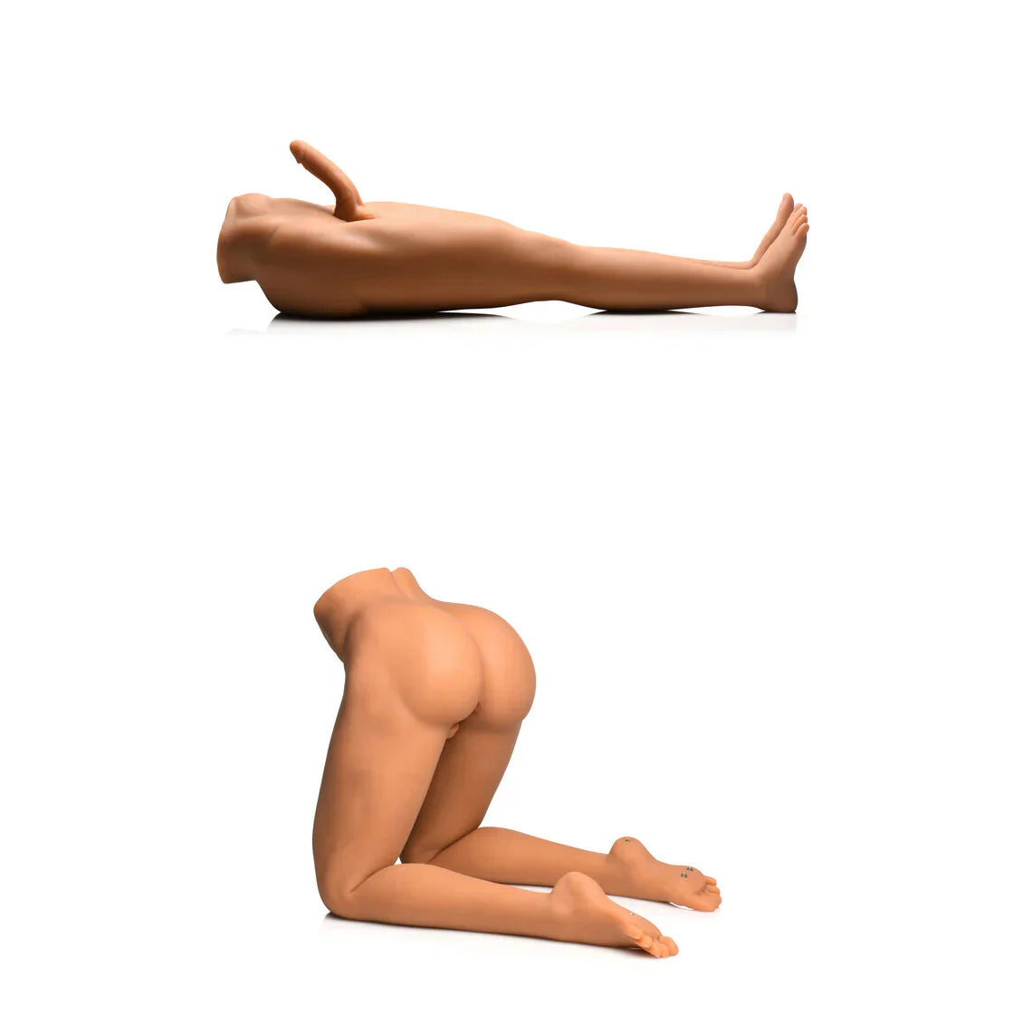 Jock Male Sex Partner with Thrusting Dildo Medium Realistic Poseable Silicone Body