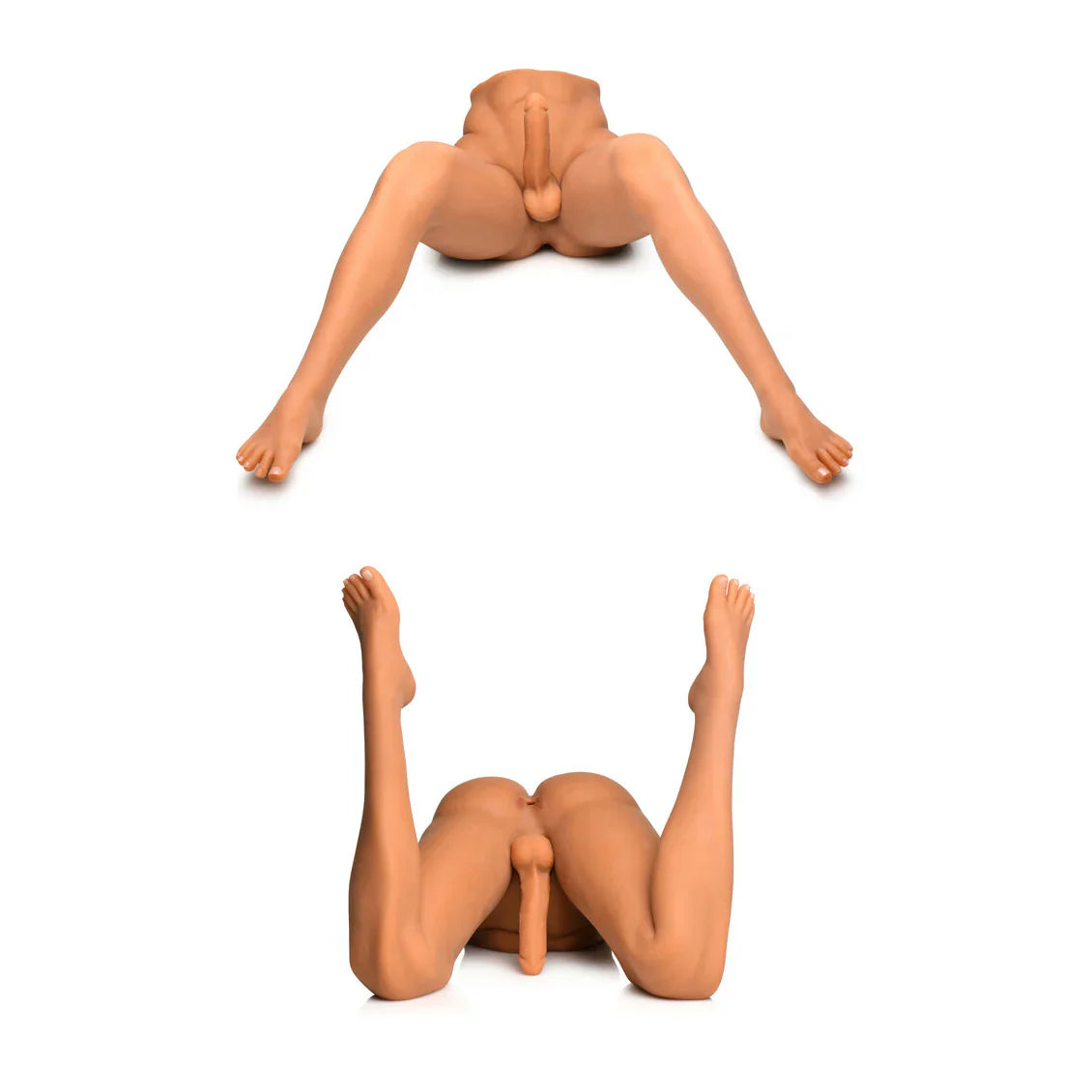 Jock Male Sex Partner with Thrusting Dildo Medium Realistic Poseable Silicone Body