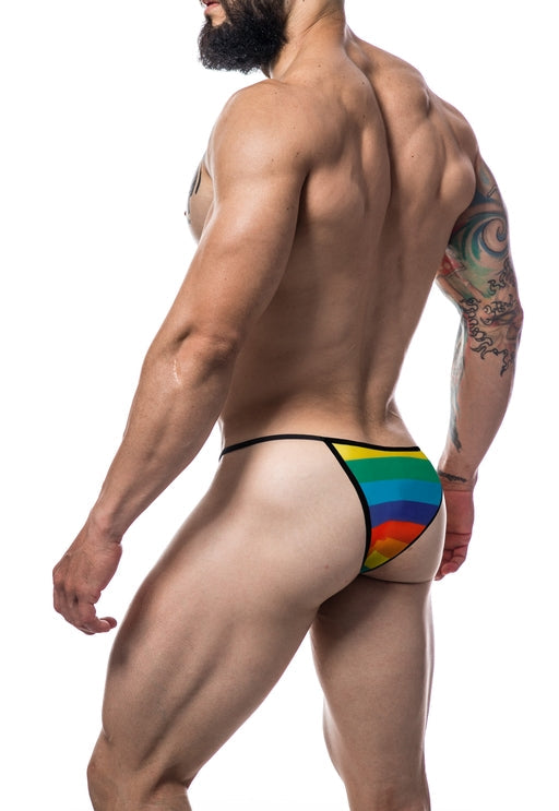 Cut 4 Men Briefkini Rainbow Bikini Underwear XL Size