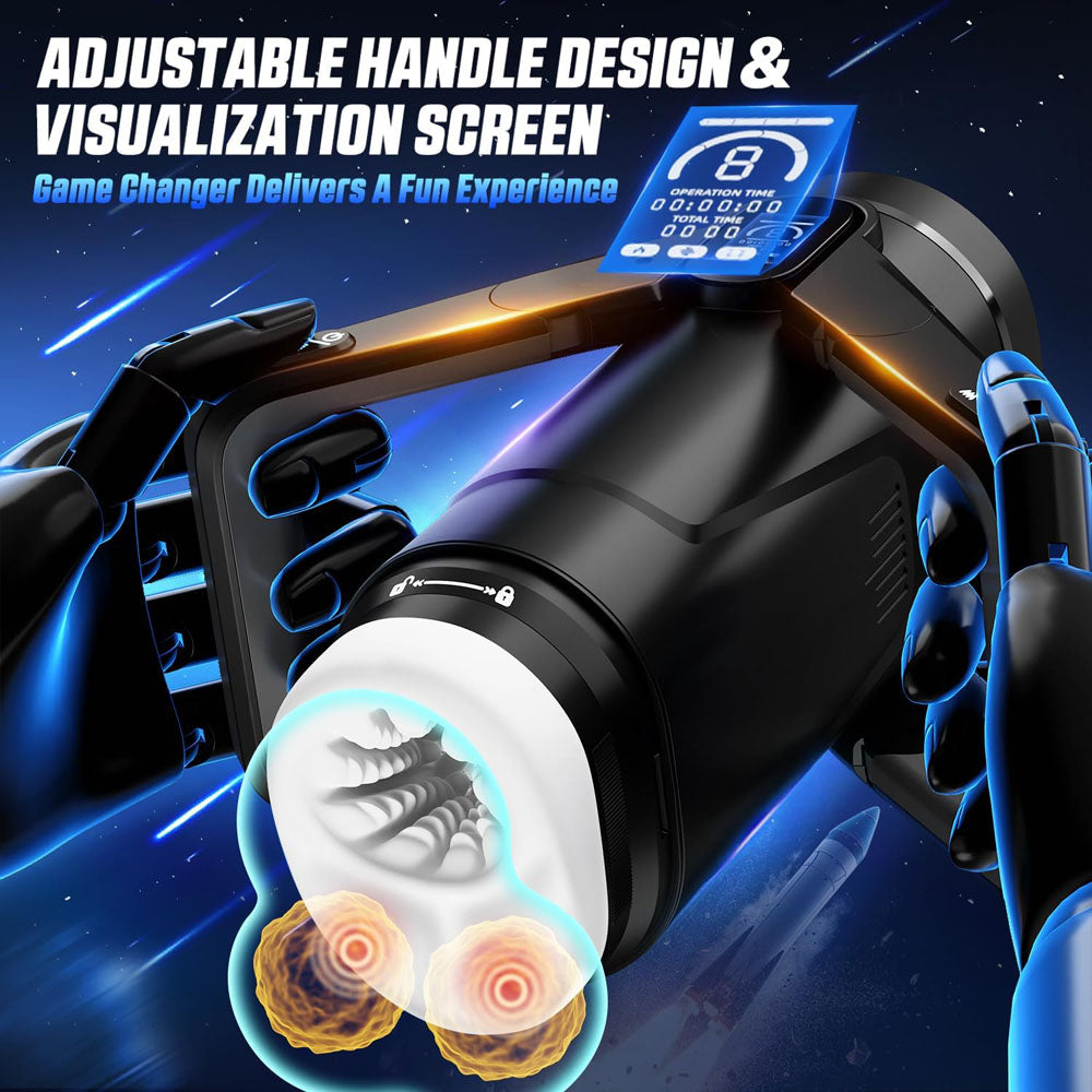CyberSkin The Wing 29cm Thrusting Auto Masturbator with Heater