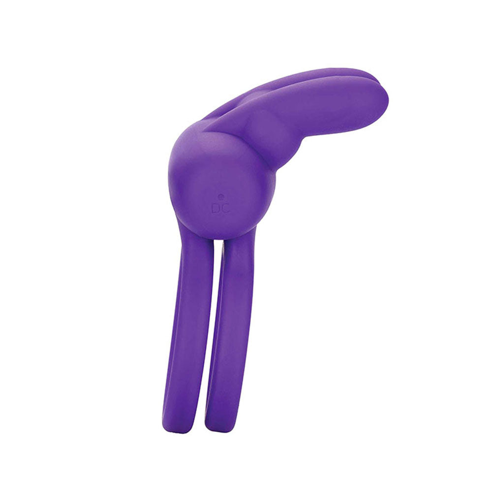 Adam & Eve Rockin' Rabbit – USB Rechargeable Silicone Cock and Balls Ring