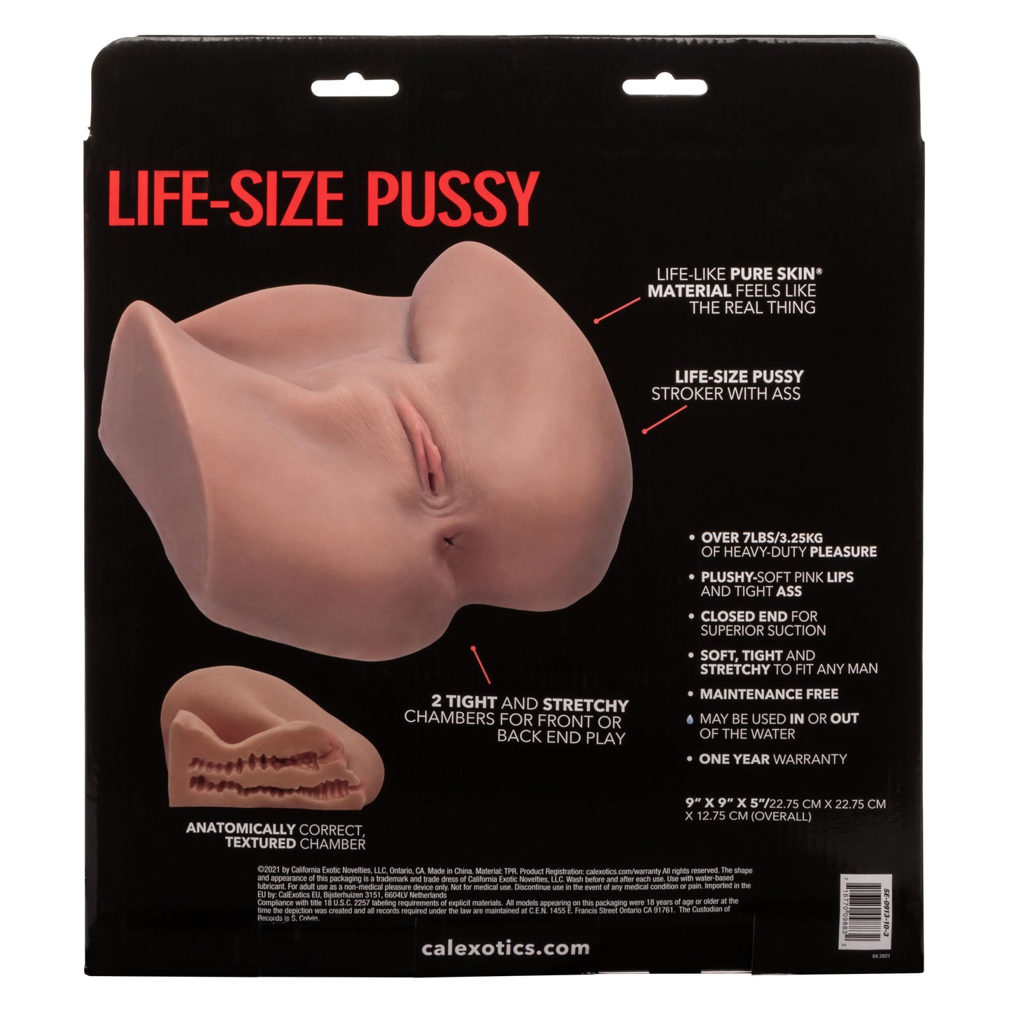 Stroke It Life Size Pussy – Realistic Life-Size Male Masturbator Toy
