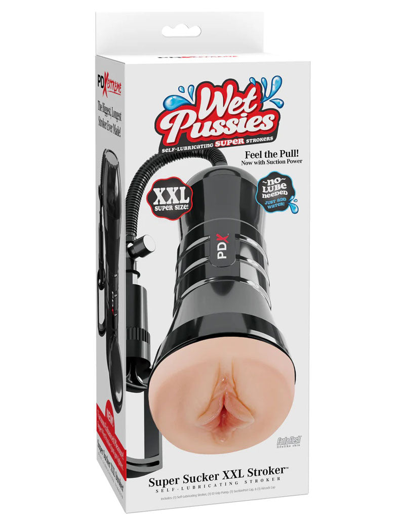 PDX Wet Pussies Super Sucker XXL – Suction Pump Vagina Stroker