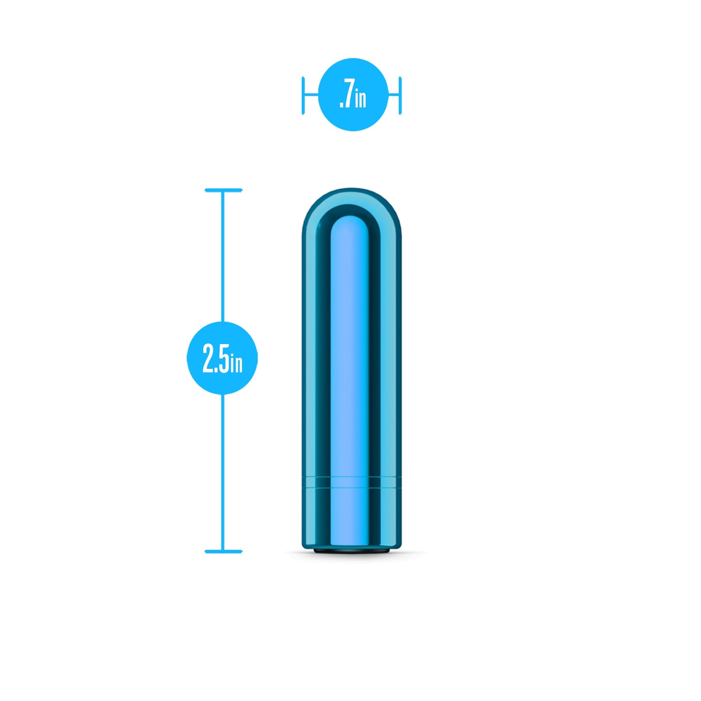 Kool Vibes Mini Bullet Vibrator Blueberry