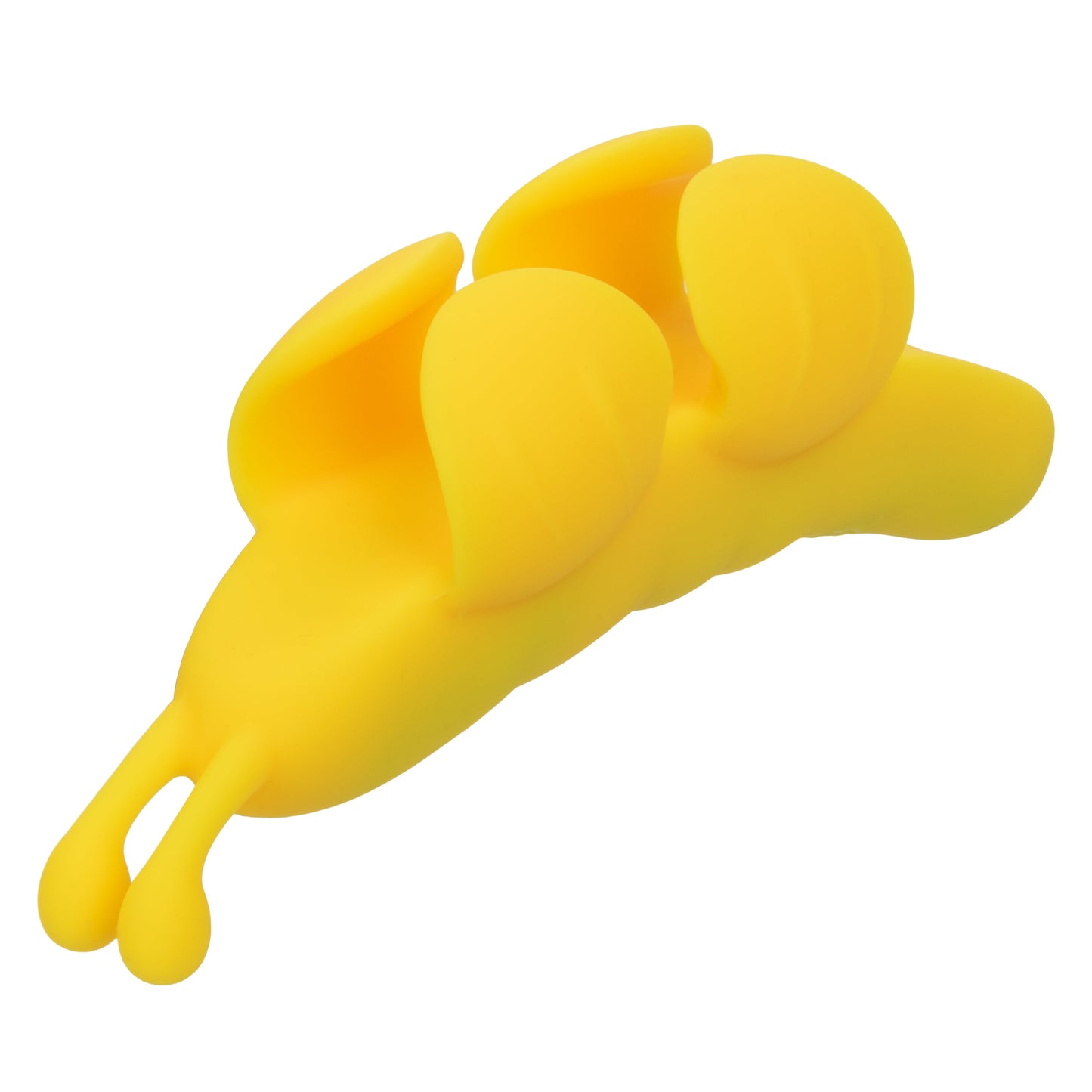 Neon Vibes The Butterfly Vibe Yellow Silicone Finger Teaser with 10 Functions and Rechargeable