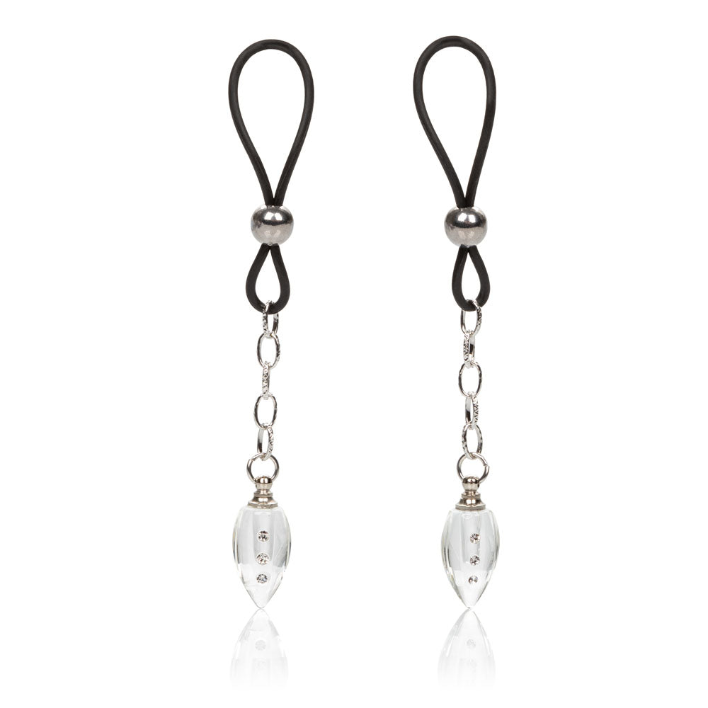 Nipple Play Non-Piercing Crystal Teardrop Adjustable Nipple Jewellery