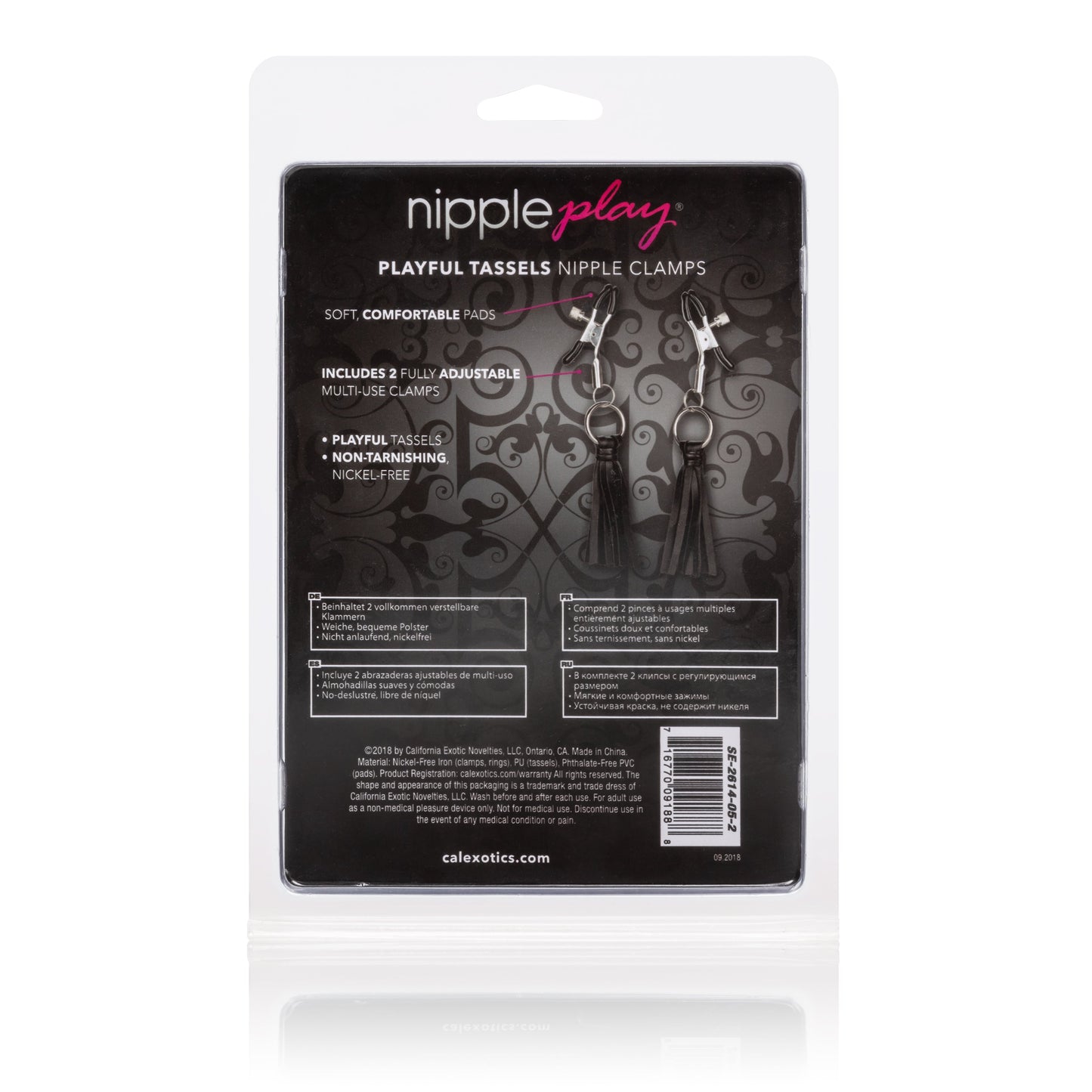Playful Tassels Nipple Clamps for Sensual Adult Intimacy Play
