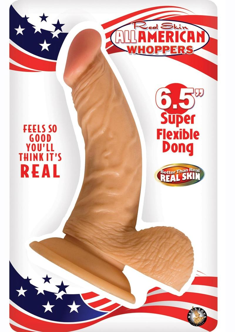 All American Whopper Flexible Realistic 6.5" Dildo