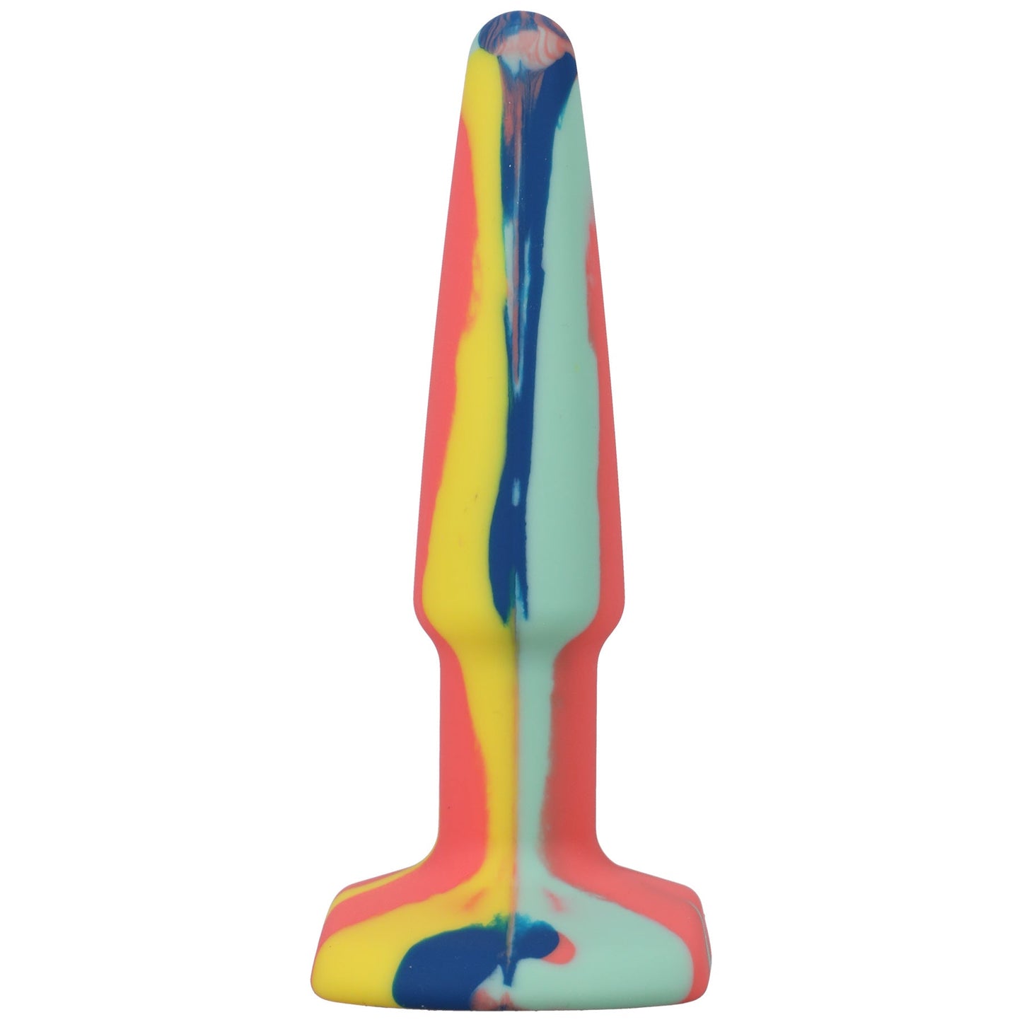 Groovy Silicone Anal Plug 4 Inch Sunrise