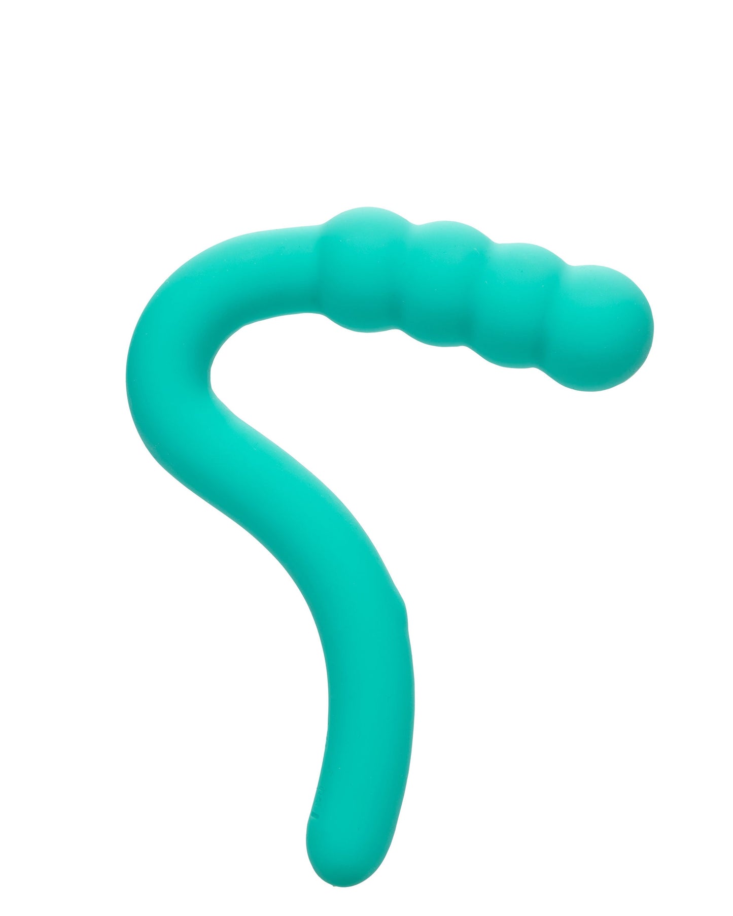 Pretty Little Wands Bubbly Slim Flexible Silicone Massager with 10 Speeds Waterproof Vibrator in Teal