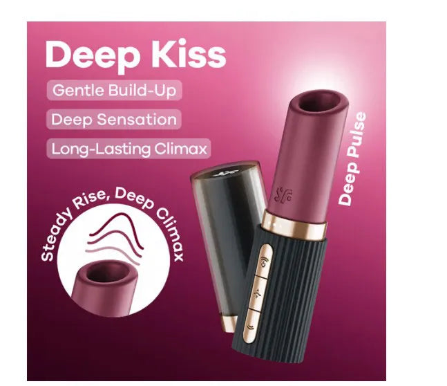 Deep Kiss – Discreet Pressure Wave Air Pulse Vibrator