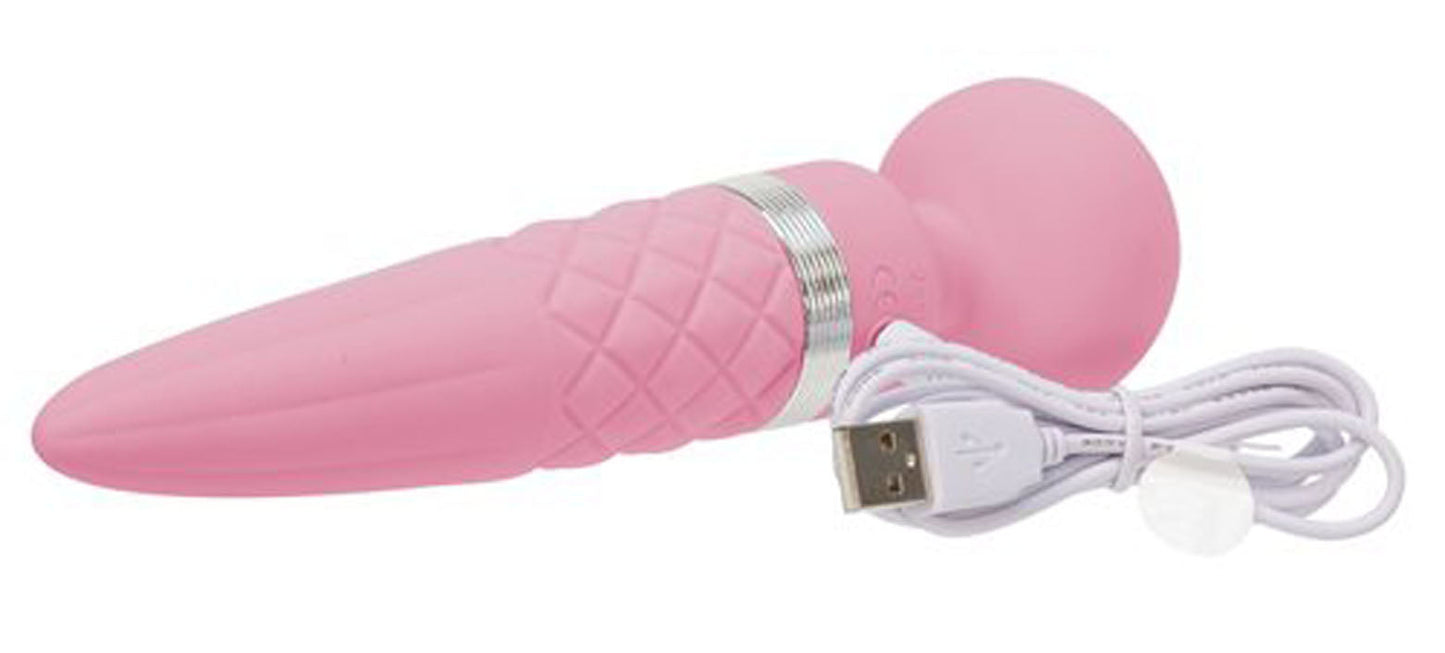 Pillow Talk Sultry Dual Ended Warming Massager Pink
