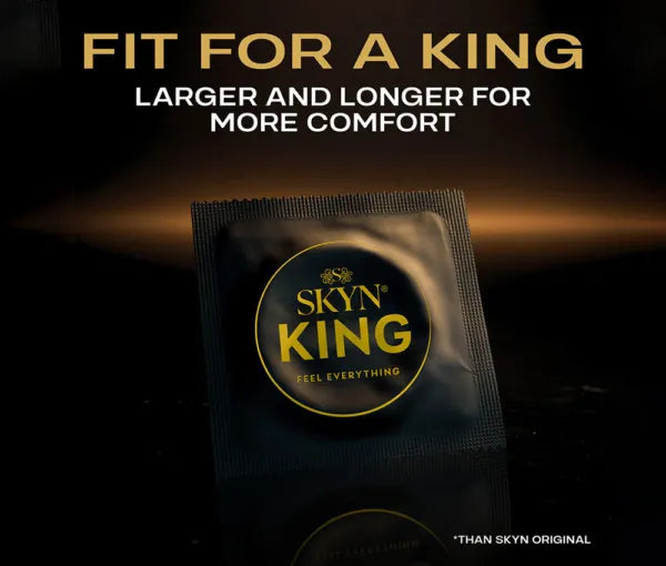 Skyn King Elite Extra Glide Large Condoms 10 Pack - Ultra Thin