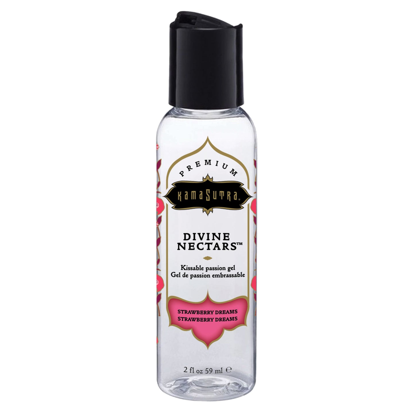 Divine Nectars Strawberry Flavored Body Glide Water-Based 2oz