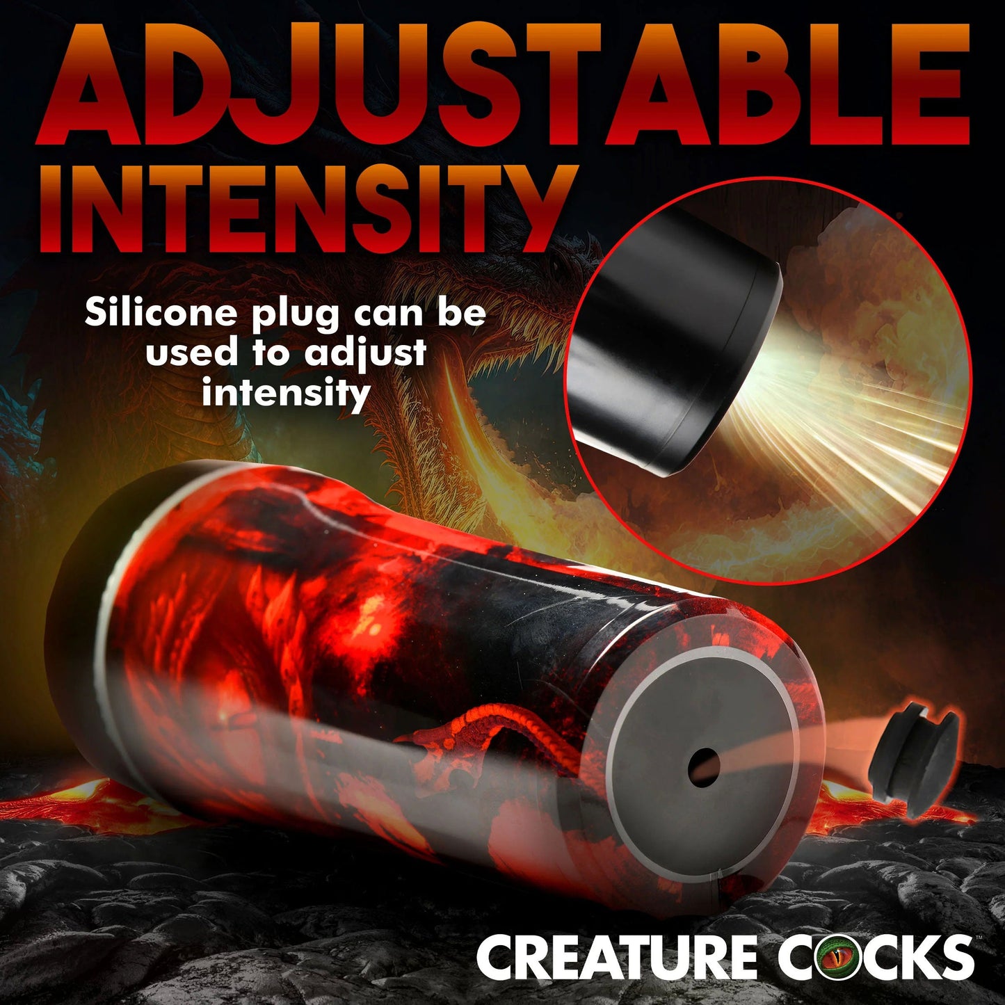 Creature Cocks Dragon Snatch (Red) – Scaly Masturbator