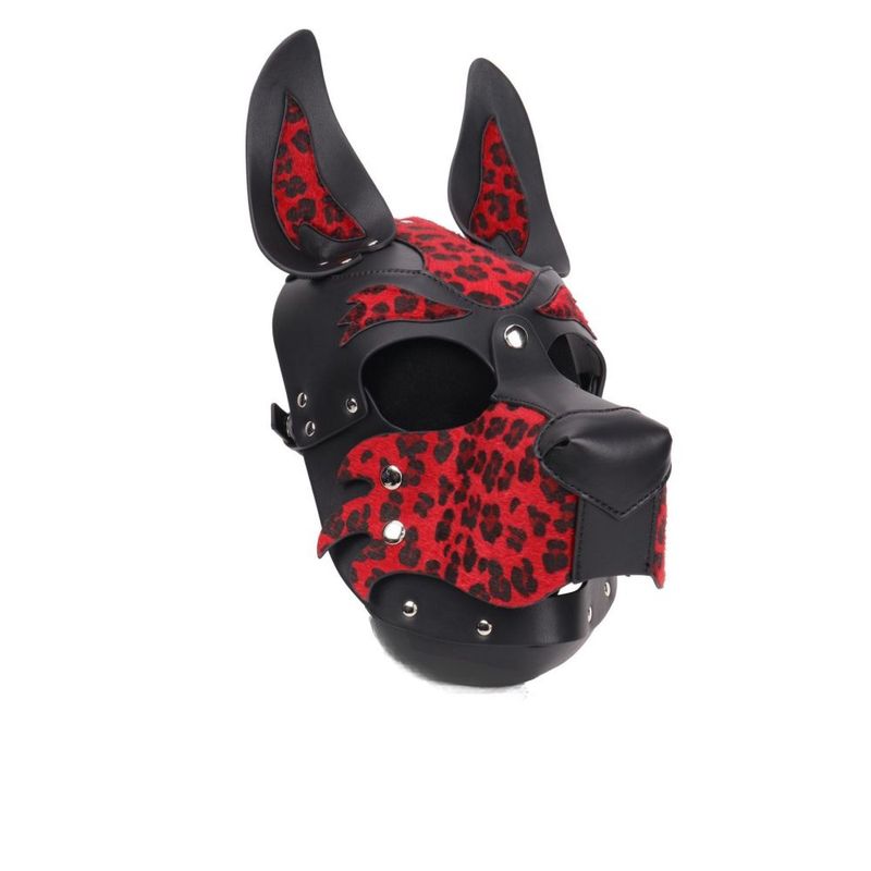Dog/Pup Hood Red for Comfortable Adjustable Fit