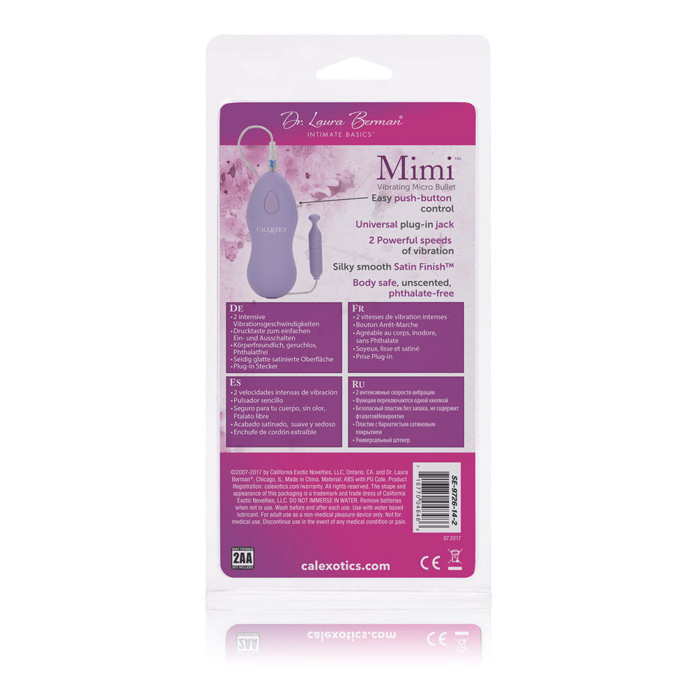 Dr Laura Berman Mini Vibrating Micro Bullet Clitoral Toy