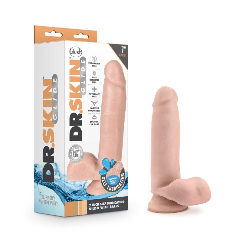 Dr Skin Glide 7 Inch Self Lubricating Dildo 17.8 cm Dong