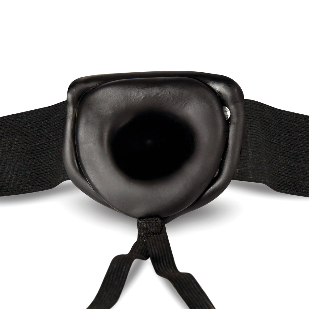 Dr. Skin Hollow Strap On (Black) 7 Inch – Hollow Strap-On Dildo