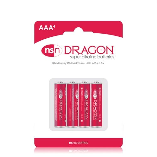 Dragon AAA Alkaline Batteries 4 Pack – Long-Lasting Power Pack Batteries