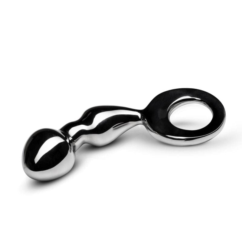 Drang Fun Metal Anal Plug Silver - Luxury Design 4 Inch