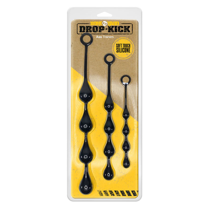 Drop Kick Silicone Beginner Ass Training Kit Three Piece Set