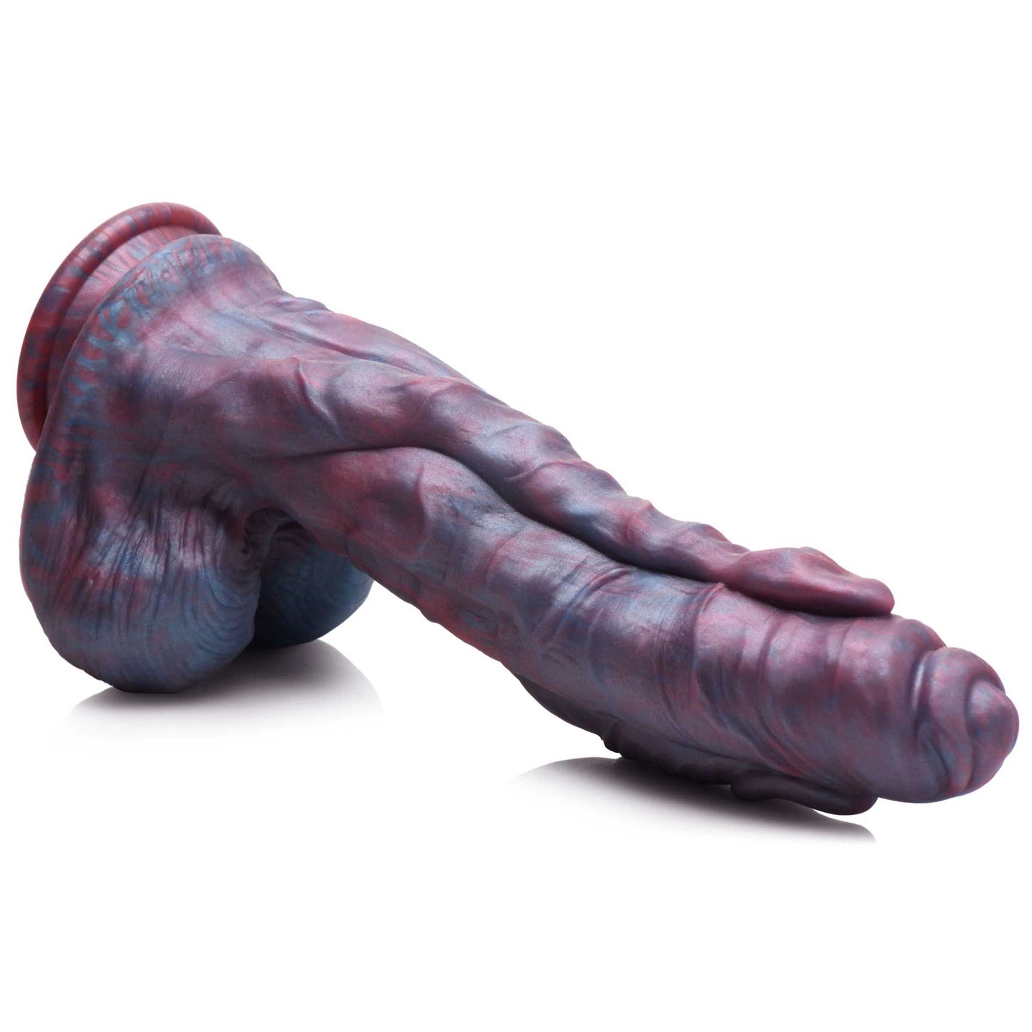 Creature Cocks Hydra (Dark Blue and Red) – 26.9 cm Silicone Dildo