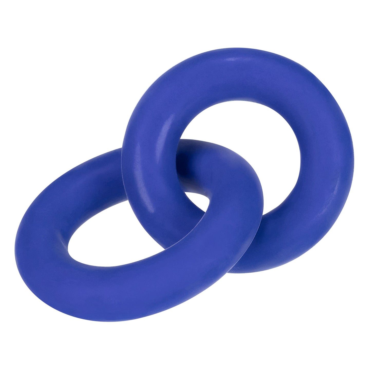 Duo Linked Cock and Ball Rings by Hunkyjunk Cobalt