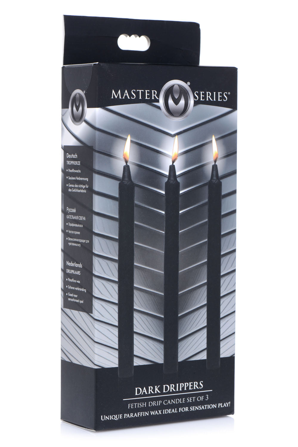 Master Series Fetish Drip Candles Black Three Pack