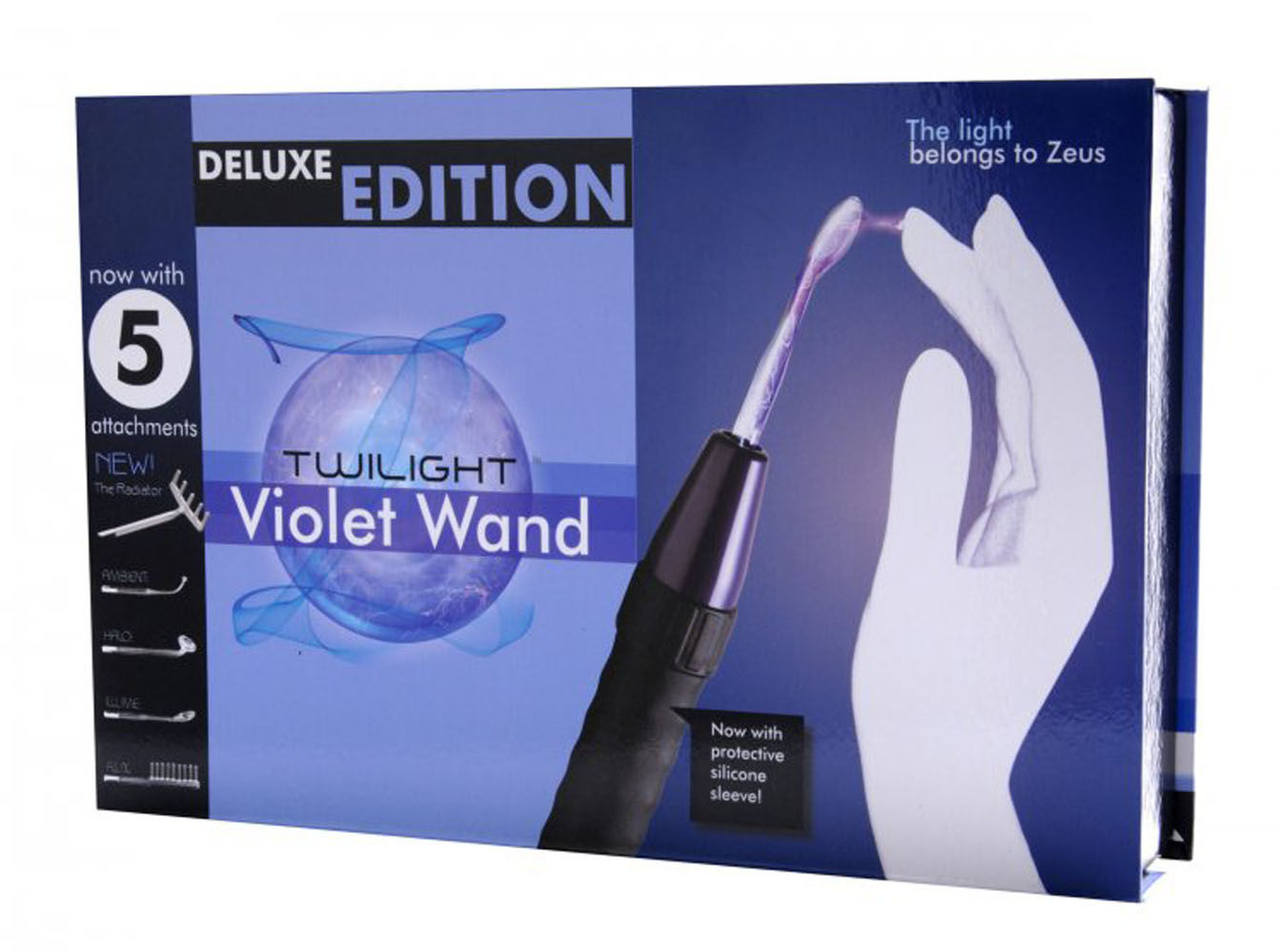Zeus Deluxe Edition Twilight Violet Wand Kit (Violet) – Electro Stimulation Wand