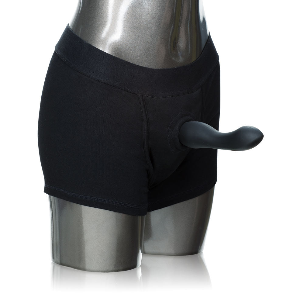 Packer Gear Black Boxer Brief Harness – Comfortable Masculine Cut Brief Harness