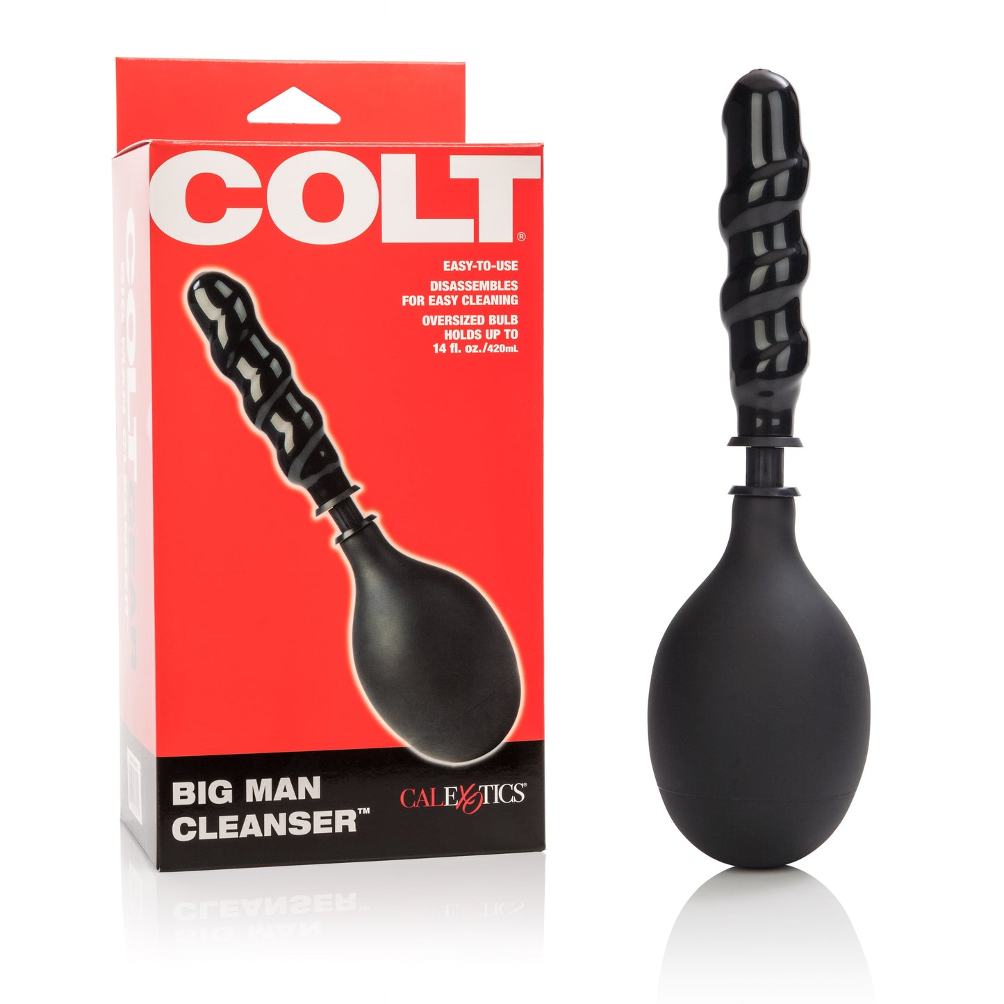 Colt Big Man Cleanser – Phthalate-Free Man-Sized Cleaner with Spiraled Probe