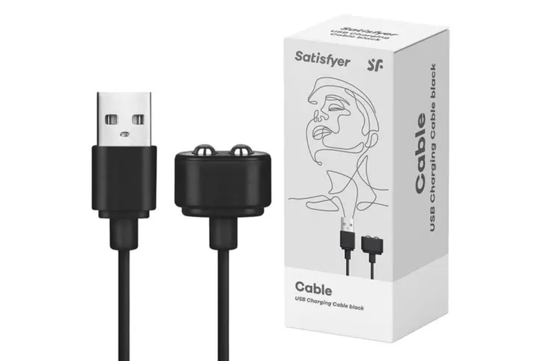 Satisfyer Charge Cable (Black) – Charging Cable