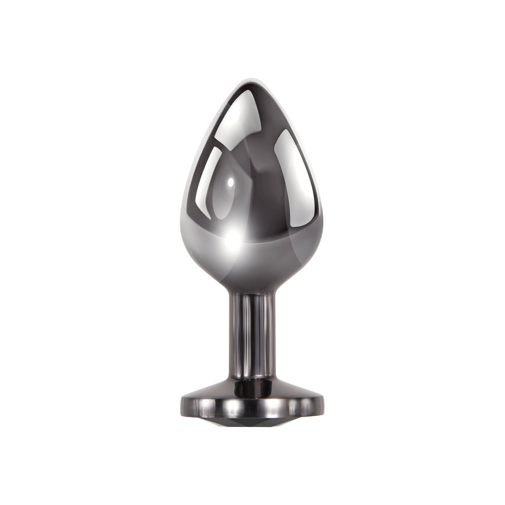 Evolved Black Gem Anal Plug Set – Metal Anal Plug Set