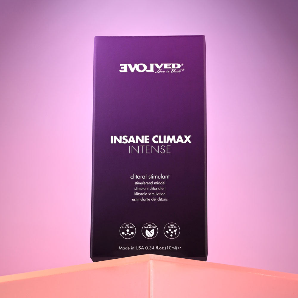 Evolved Insane Climax Intense Clitoral Stimulation Gel 10ml