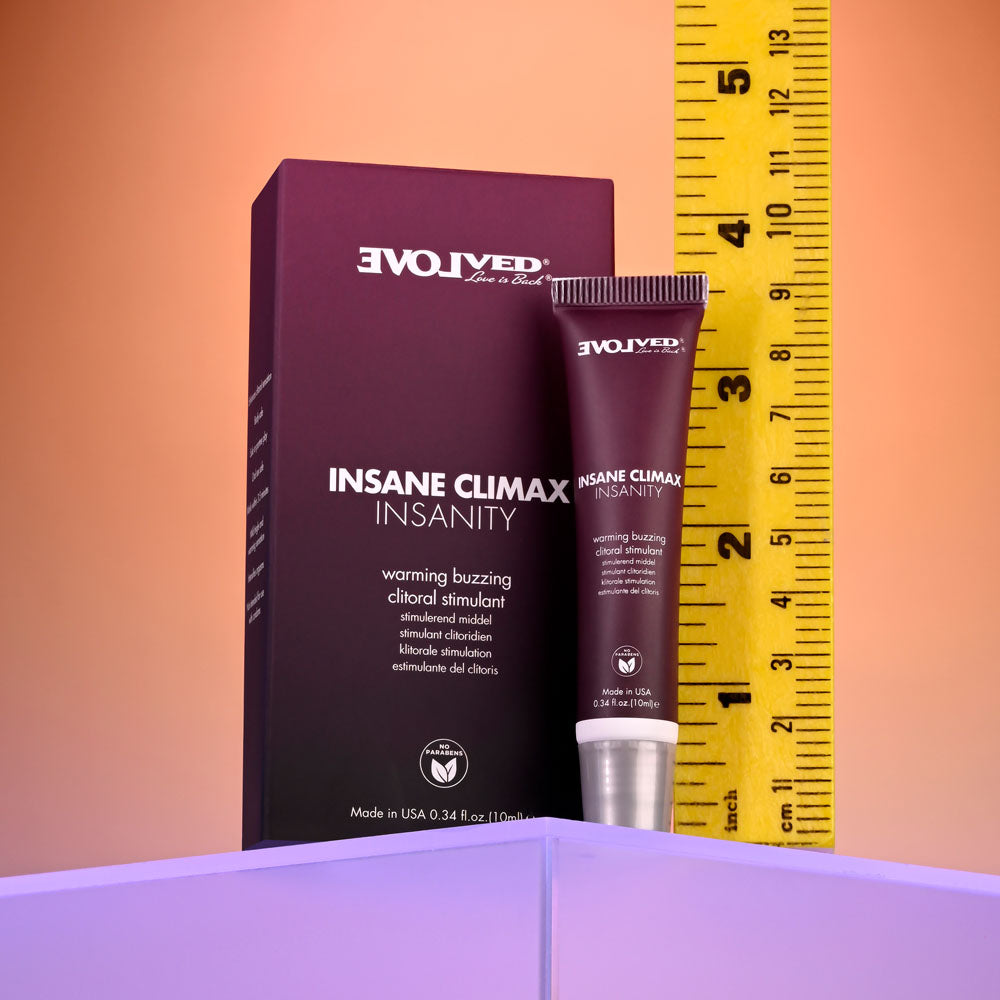Evolved Insane Climax Insanity Warming Clitoral Stimulation Gel 10ml