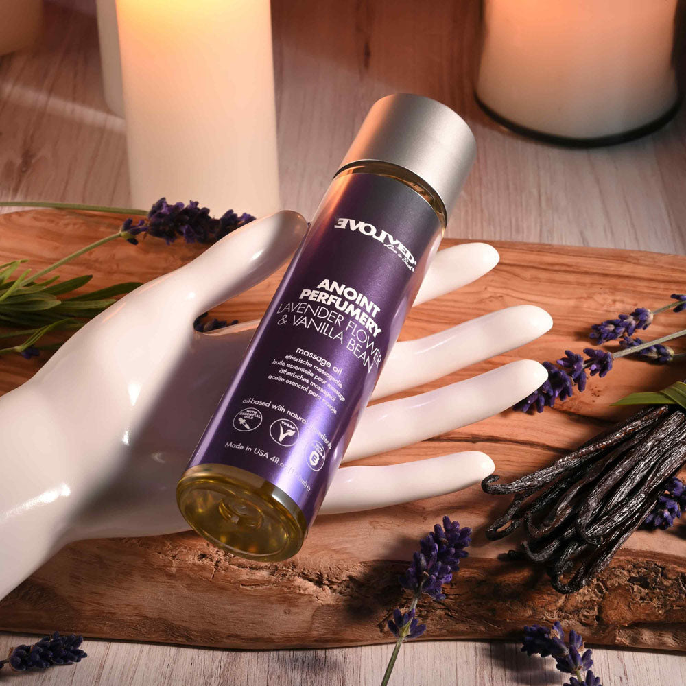 Evolved Anoint Perfumery (Lavender Flower & Vanilla Bean) – Massage Oil 120ml